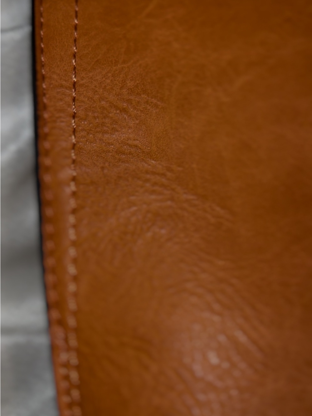 Prada Cognac Leather Tote with Gold-Tone Hardware - Picture 5 of 10